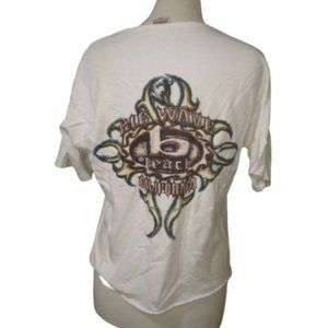 Vintage 90s Y2K Grunge Big Wave Beach California CA Surfer Tee Shirt